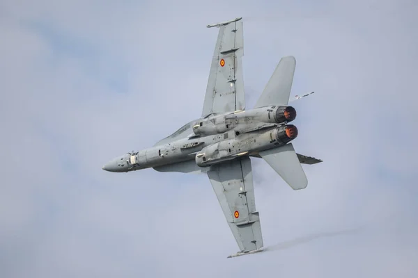 F/A 18 Hornet of Spain Air Force Stock Picture