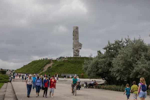 Monument Westerplatte à Gdansk — Photo