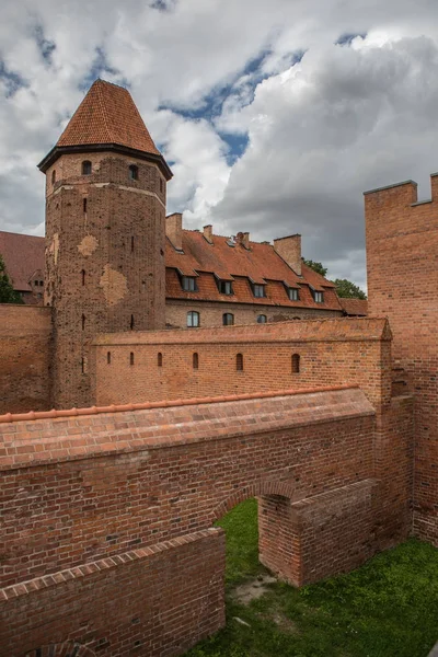 Středověký hrad Malbork — Stock fotografie
