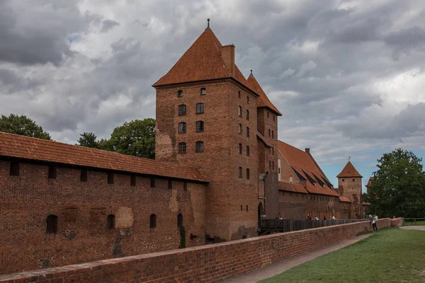 Středověký hrad Malbork — Stock fotografie