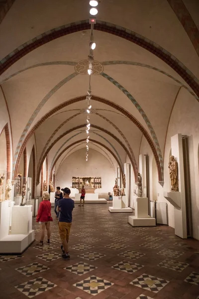 Malbork 城堡的内部 — 图库照片