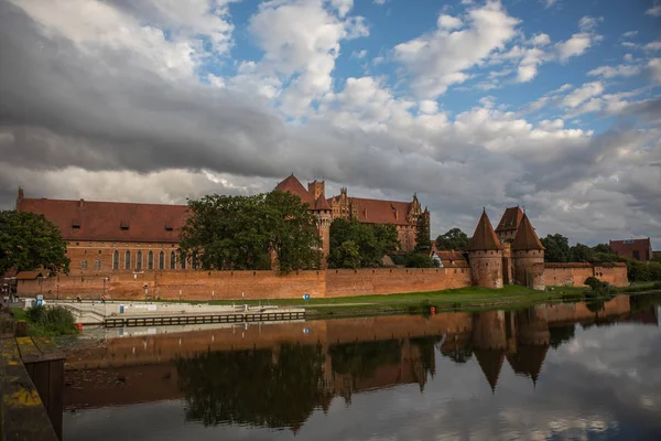 Středověký hrad Malbork — Stock fotografie