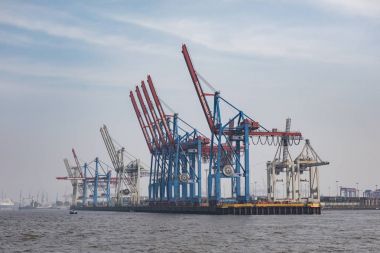 Hamburg - 19.10.2017 gemilerle Hamburg liman 19.10.2017 Hamburg, Almanya