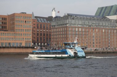 Hamburg - 19.10.2017 gemilerle Hamburg liman 19.10.2017 Hamburg, Almanya