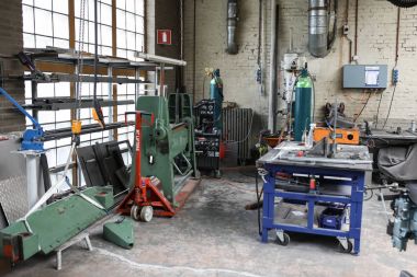 Hollanda, Eindhoven - 08.09.2017 Daf Museum - tam tarihinin efsanevi otomobil üreticisi markası tek bir yerde 08.09.2017 Eindhoven, Hollanda