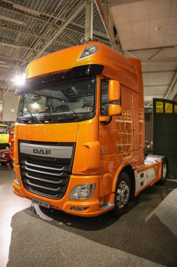 Hollanda, Eindhoven - 08.09.2017 Daf Museum - tam tarihinin efsanevi otomobil üreticisi markası tek bir yerde 08.09.2017 Eindhoven, Hollanda