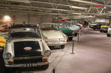 Hollanda, Eindhoven - 08.09.2017 Daf Museum - tam tarihinin efsanevi otomobil üreticisi markası tek bir yerde 08.09.2017 Eindhoven, Hollanda