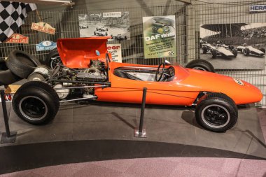 Hollanda, Eindhoven - 08.09.2017 Daf Museum - tam tarihinin efsanevi otomobil üreticisi markası tek bir yerde 08.09.2017 Eindhoven, Hollanda