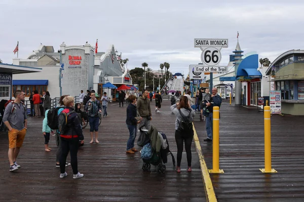 Yağmurlu Santa Monica Pier