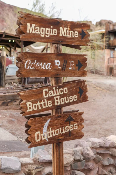 Signs in Calico Ghost Town