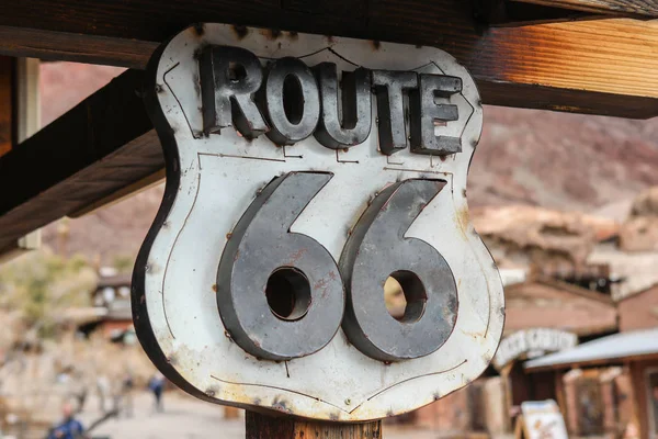 Route Sign Calico Silve Mine — Stock Photo, Image