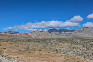 Red Rock Canyon - Nevada doğal koruma alanı. Las Vegas yakınındaki Milli Parkı.