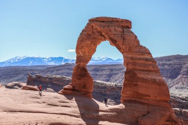Utah 'taki Arches Ulusal Parkı' nda Narin Kemer
