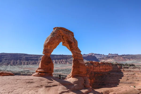 Arco Delicado Parque Nacional Arches Utah — Foto de Stock