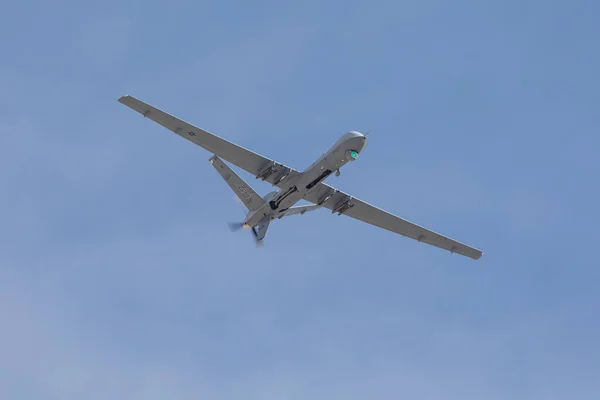 ラスベガス アメリカ 2019年11月15日のネリス空軍基地航空ショー中の飛行中のMq 9リーパードローン — ストック写真