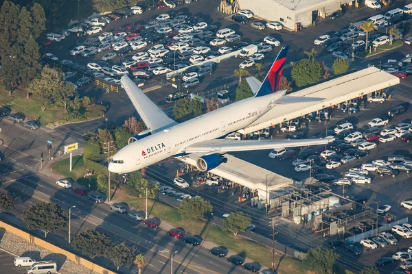 Los Angeles Stati Uniti 2019 Boeing 777 Delta Airlines All — Foto Stock