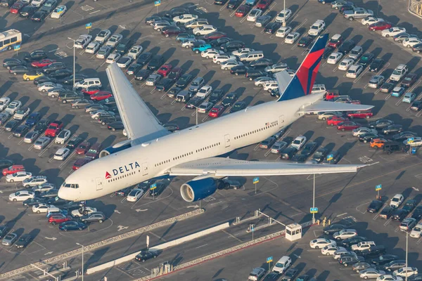 Los Angeles Vereinigte Staaten 2019 Boing 777 Delta Airlines Internationalen — Stockfoto