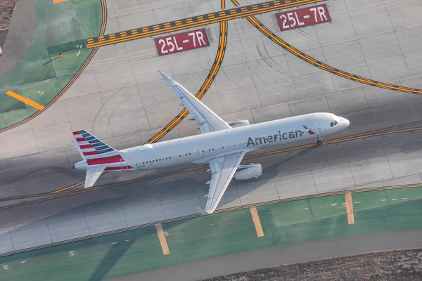 Los Angeles Estados Unidos 2019 Airbus A320 American Airlines Aeropuerto — Foto de Stock