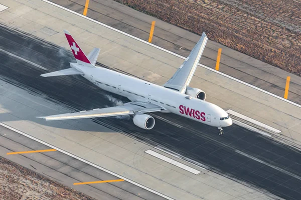 Los Angeles Stati Uniti 2019 Boeing 777 Swiss Airlines All — Foto Stock