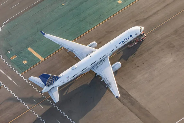 Los Angeles Stati Uniti 2019 Boeing 757 United Airlines All — Foto Stock