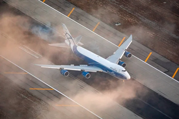 Los Angeles Stati Uniti 2019 Boeing 747 Abc Cargo All — Foto Stock