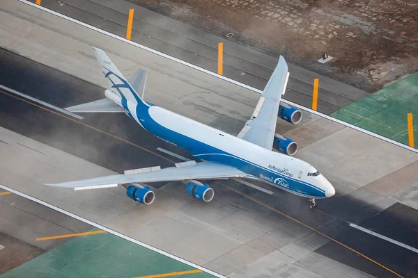 Лос Анджелес Сша 2019 Boeing 747 Abc Cargo Los Angeles — стоковое фото