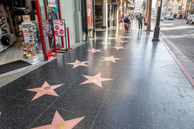 Los Angeles, ABD - Hollywood Los Angeles 'ta 13.11.2019 Şöhret Yolu, Los Angeles, ABD