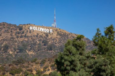 Los Angeles, ABD - Los Angeles 'ta 13.11.2019 Hollywood tabelası, Los Angeles, ABD
