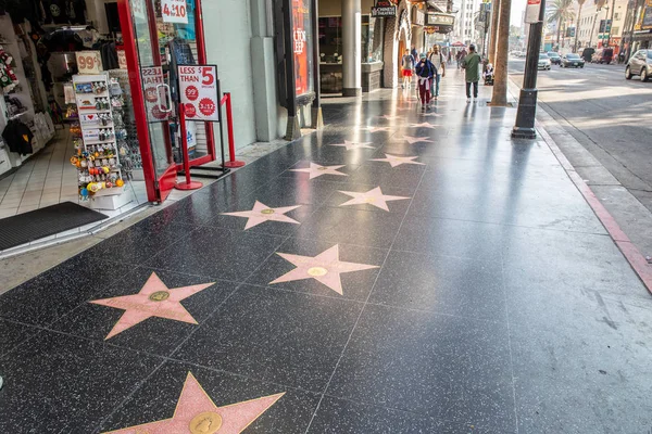 Los Angeles Spojené Státy Americké 2019 Walk Fame Hollywood Los — Stock fotografie