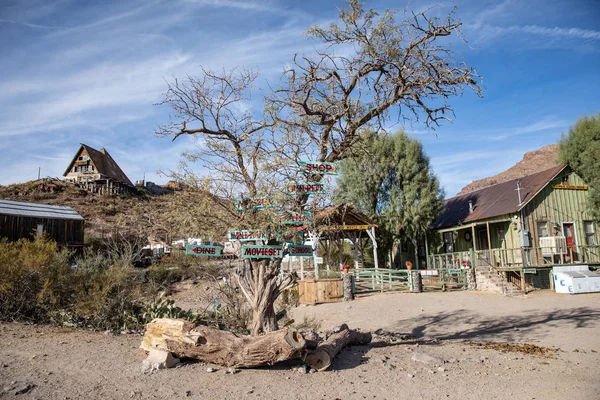 Oatman Usa 2019 Historic Town Oatman Arizona 2019 Oatman United — Stock fotografie