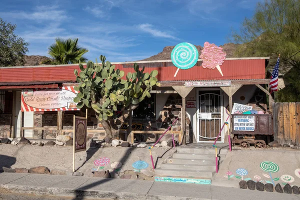 Oatman, ABD - 14.2019 Tarihi Kasaba Oatman, Arizona 14.11.2019, ABD