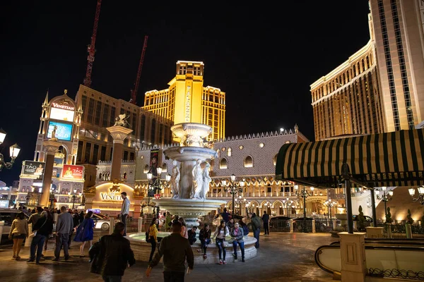 Las Vegas Stany Zjednoczone 2019 Venetian Hotel Casino Vegas 2019 — Zdjęcie stockowe