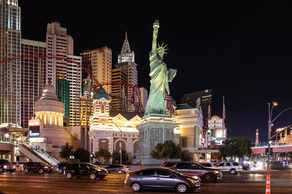 Las Vegas Stany Zjednoczone 2019 New York Hotel Casino Vegas — Zdjęcie stockowe