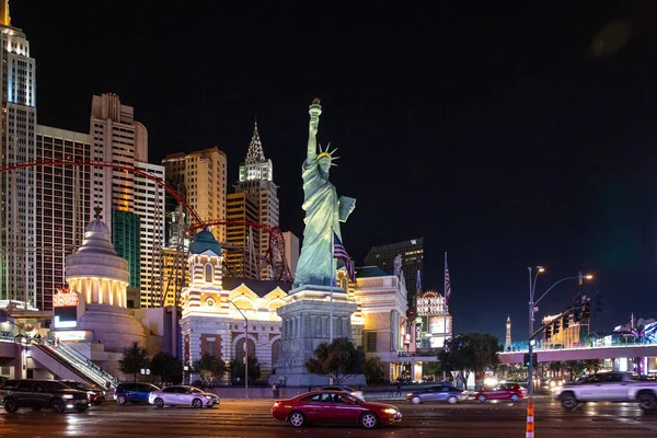 Las Vegas Stany Zjednoczone 2019 New York Hotel Casino Vegas — Zdjęcie stockowe