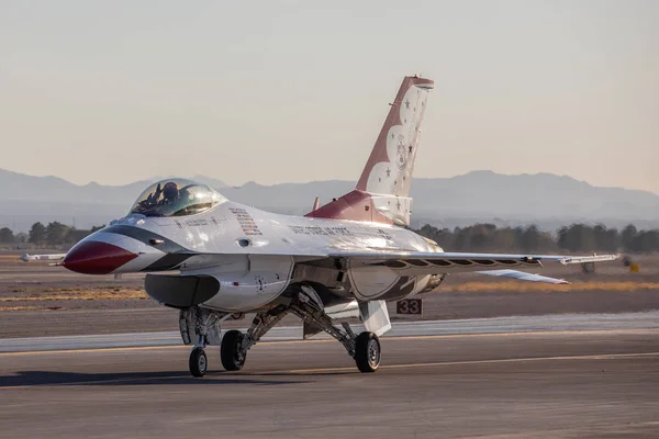 Las Vegas Сша 2019 Usaf Thunderbirds Демонстраційний Політ Під Час — стокове фото