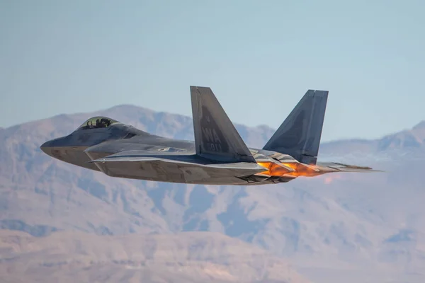Las Vegas Amerikai Egyesült Államok 2019 Usaf Thunderbirds Demonstrációs Repülés — Stock Fotó
