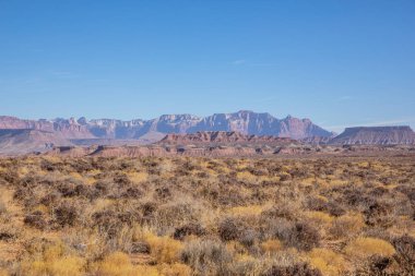 Arizona, ABD - 18.11.2019 Vermilion Cliffs Ulusal Anıtı 18.11.2019 Arizona, ABD