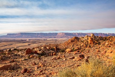 Arizona, ABD - 18.11.2019 Vermilion Cliffs Ulusal Anıtı 18.11.2019 Arizona, ABD