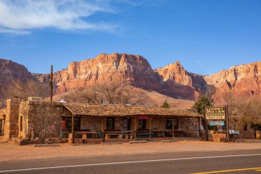 Arizona, ABD - 18.11.2019 Vermilion Cliffs Ulusal Anıtı 18.11.2019 Arizona, ABD