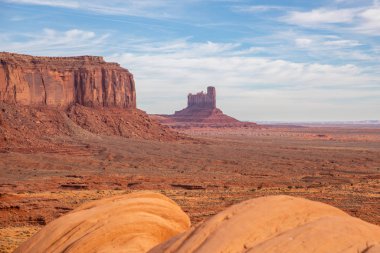 Utah, ABD - 19.11.2019 Monument Valley 19.11.2019 Utah, ABD