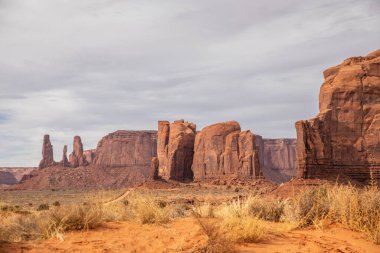 Utah, ABD - 19.11.2019 Monument Valley 19.11.2019 Utah, ABD