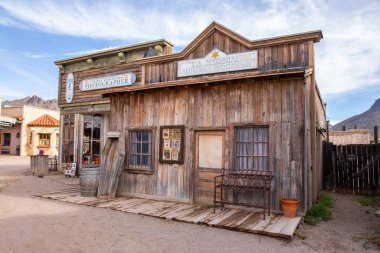 Old Tucson, ABD - 23.11.2019 Arizona 'daki Old Tucson Western Town, 23.11.2019 Tucson, Arizona, ABD