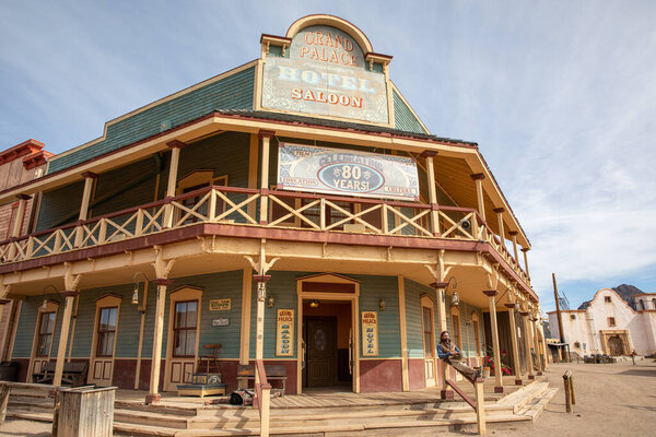 Old Tucson, United States - 23.11.2019 Old Tucson Western Town in Arizona 23.11.2019 in Tucson, Arizona, United States