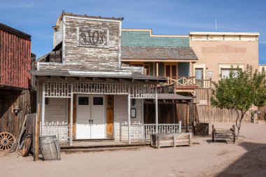 Old Tucson, ABD - 23.11.2019 Arizona 'daki Old Tucson Western Town, 23.11.2019 Tucson, Arizona, ABD