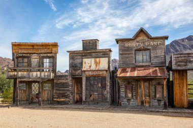 Old Tucson, ABD - 23.11.2019 Arizona 'daki Old Tucson Western Town, 23.11.2019 Tucson, Arizona, ABD
