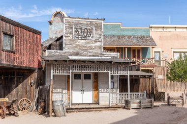 Old Tucson, ABD - 23.11.2019 Arizona 'daki Old Tucson Western Town, 23.11.2019 Tucson, Arizona, ABD