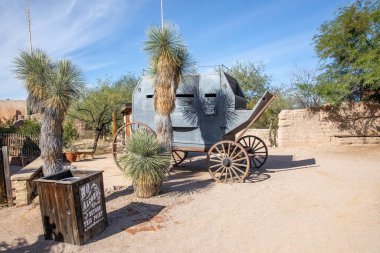 Old Tucson, ABD - 23.11.2019 Arizona 'daki Old Tucson Western Town, 23.11.2019 Tucson, Arizona, ABD
