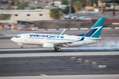 Phoenix, ABD - 23.11.2019 Boeing 737 Phoenix Sky Harbor Uluslararası Havalimanı 23.11.2019, ABD