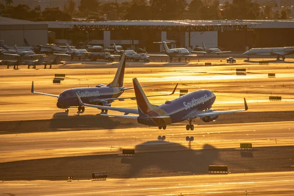 Phoenix États Unis 2019 Boeing 737 Aéroport International Sky Harbor — Photo