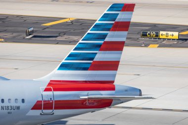 Phoenix, ABD - 23.11.2019 Airbus A321, Phoenix Sky Harbor Uluslararası Havalimanı 23.11.2019, ABD